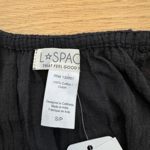 L*Space Feelin Fine Cut Out Long Sleeve Babydoll Cover Up Dress NEW Small - Picture 10 of 10